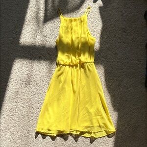 Yellow Sleeveless Dress